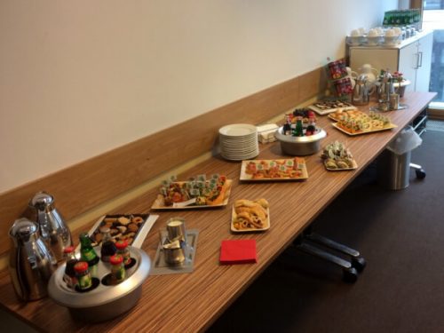Tisch mit Brunch